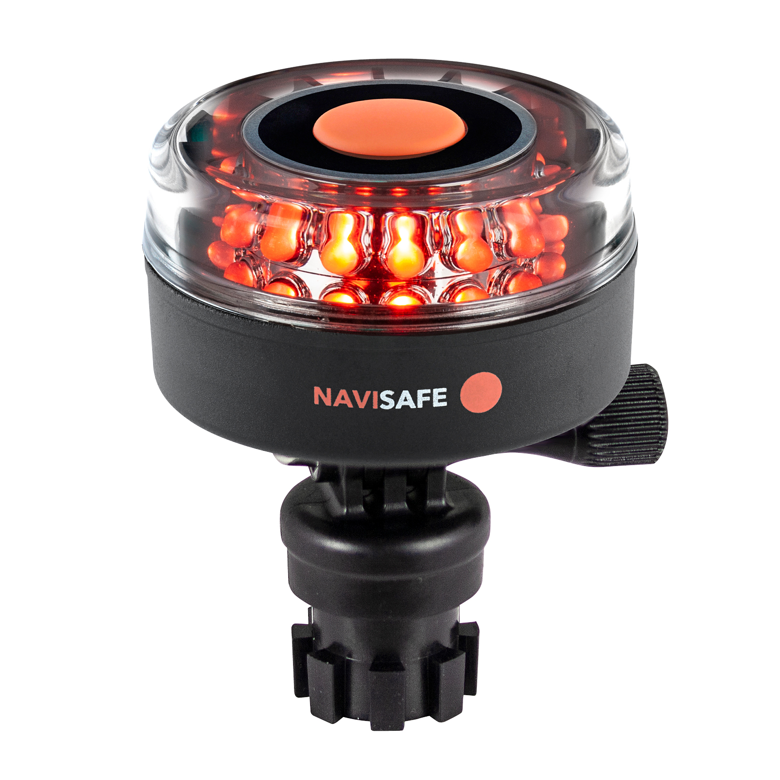 NAVISAFE Navilight All-White, 5 mode 360° 2 NM w/RAILBLAZA basis, Helder